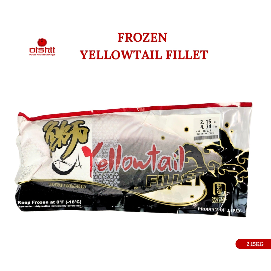 frozen yellowtail fillet