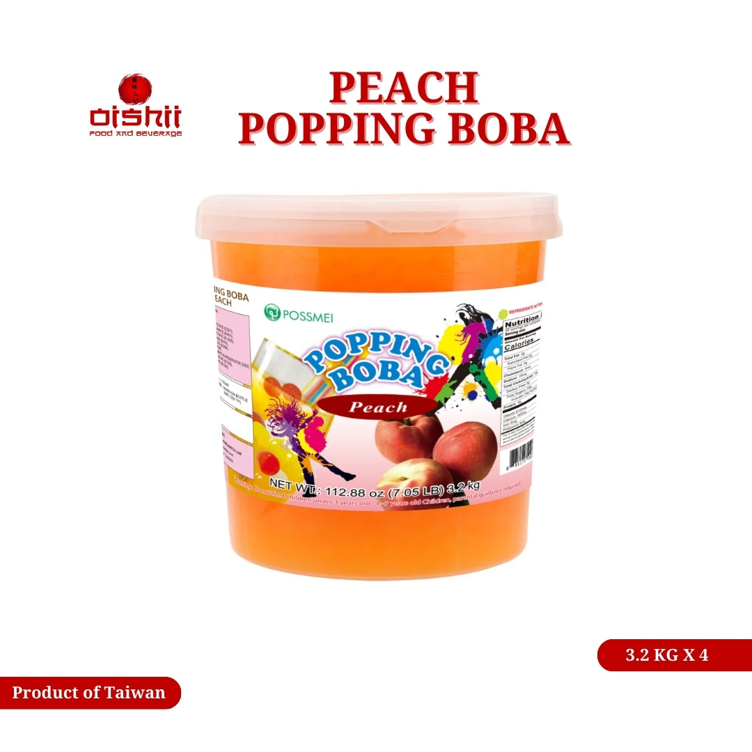 popping boba peach