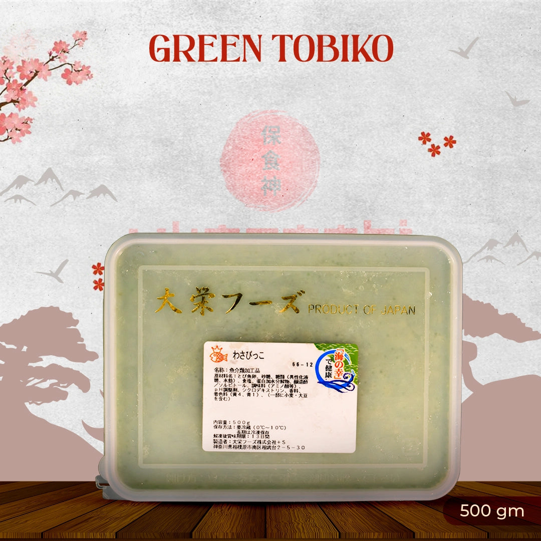 Green tobiko