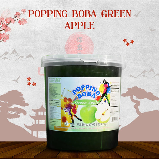 popping boba green apple