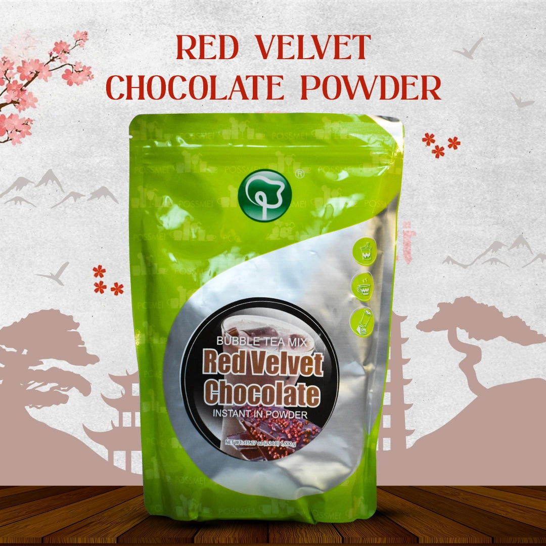 red velvet chocolate powder