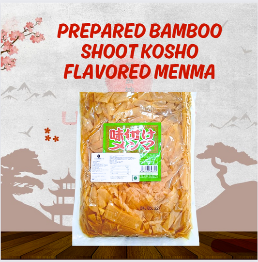 prepared bamboo shoot kosho flavored menma