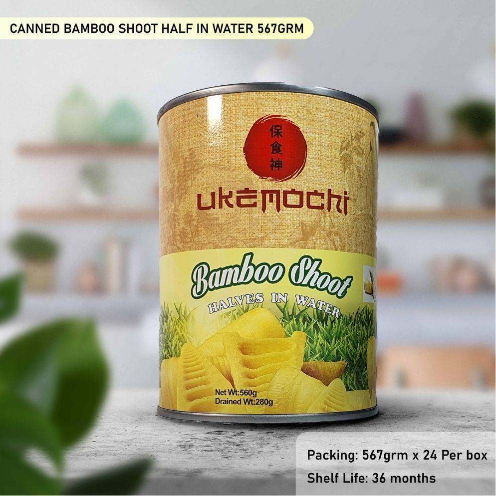 UKEMOCHI CANNED BAMBOO SHOOT HALF IN WATER - Oishii foods