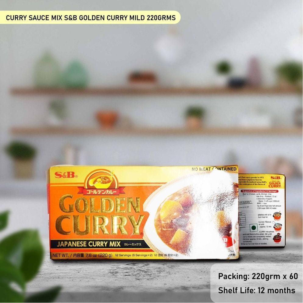 UKEMOCHI CURRY SAUCE MIX GOLDEN CURRY MILD - Oishii foods